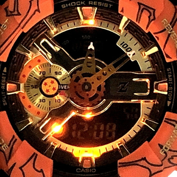 Casio G-SHOCK GA-110JDB-1A4 Dragon Ball Z Collaboration Model Watch with LED ...